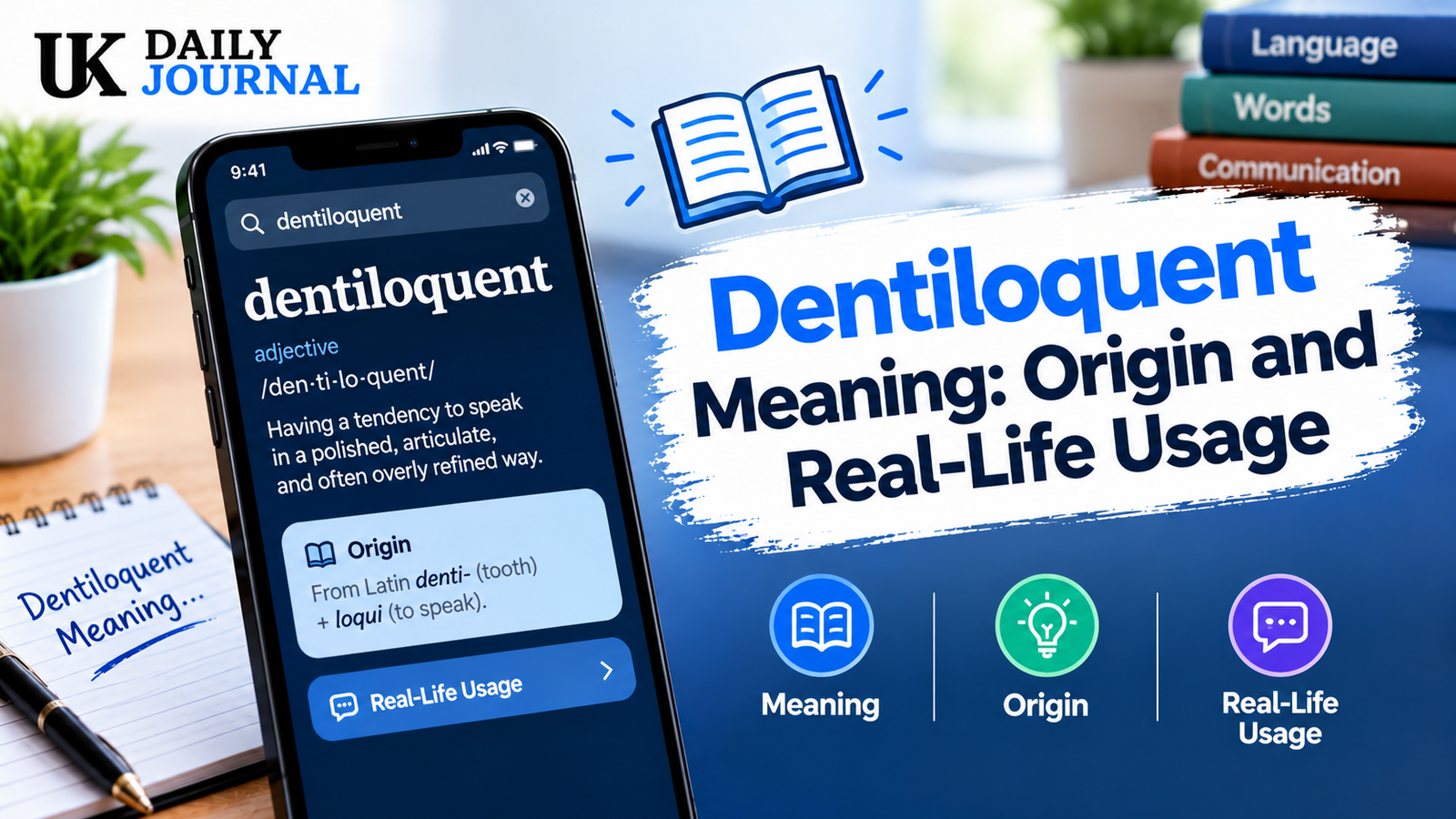 dentiloquent